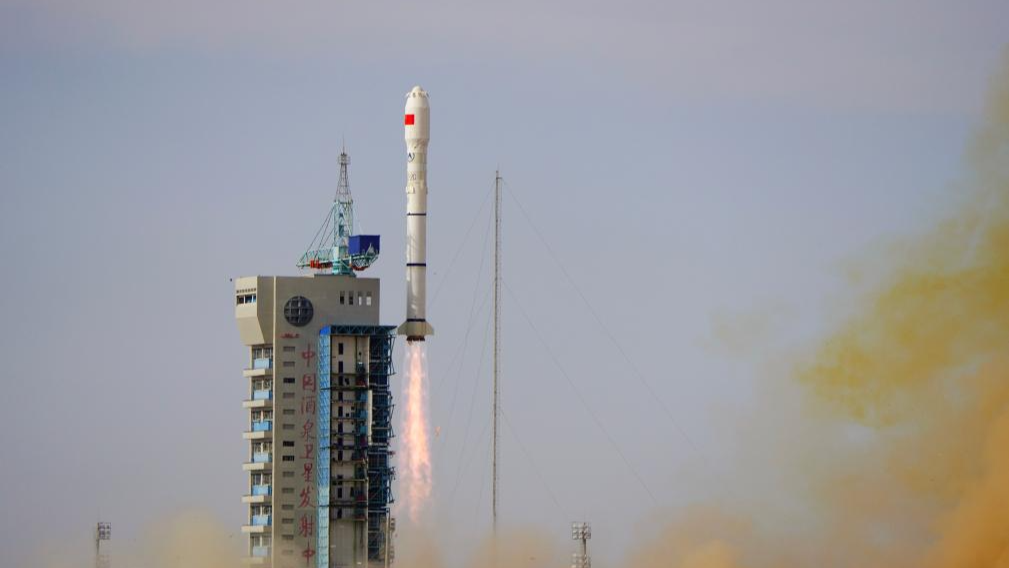 China launches three new satellites into space
