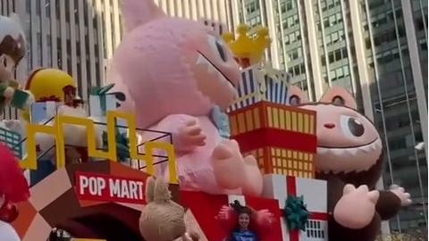 Labubu joins New York's Thanksgiving Parade