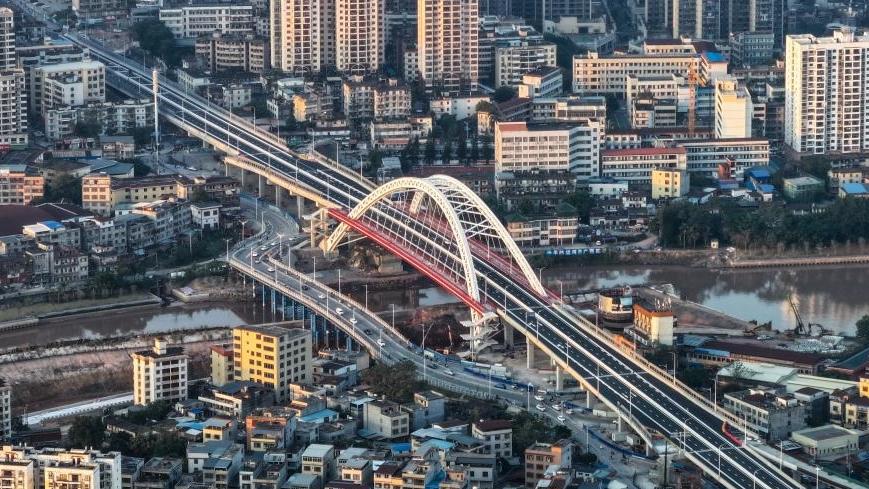 Construction of Pinglu Canal in China's Guangxi shows remarkable progress
