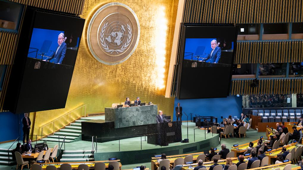UN chief stresses adherence to UN charter, peace, unity for 2026