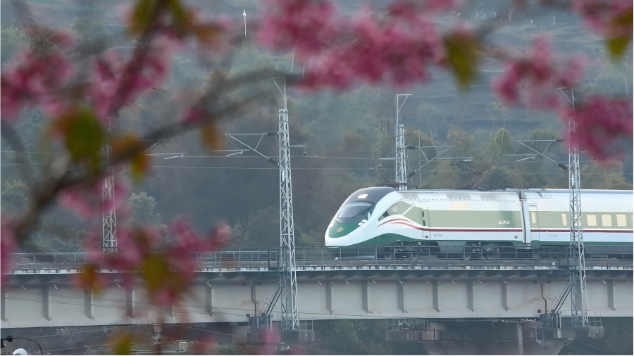 China-Laos Railway reports surge in cross-border passenger traffic during Spring Festival holiday