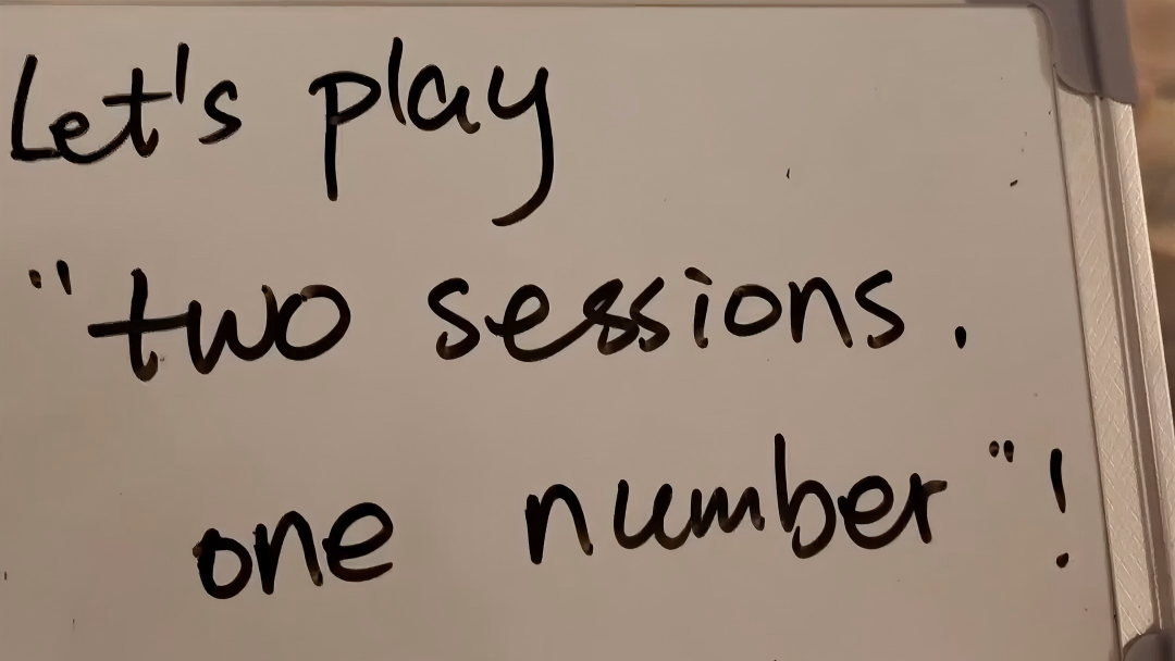 Two sessions, one number