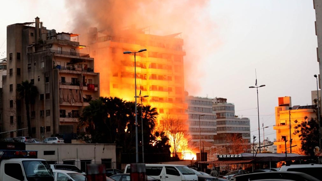 Israel targets building in central Beirut in new wave of strikes
