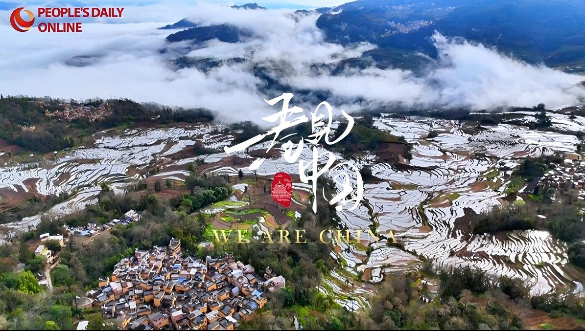 Spring planting begins at Hani Rice Terraces, SW China's Yunnan