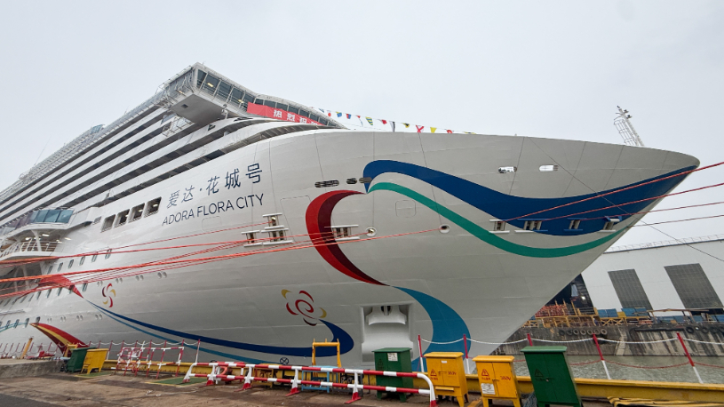 China's second homegrown large cruise ship to be delivered by year end