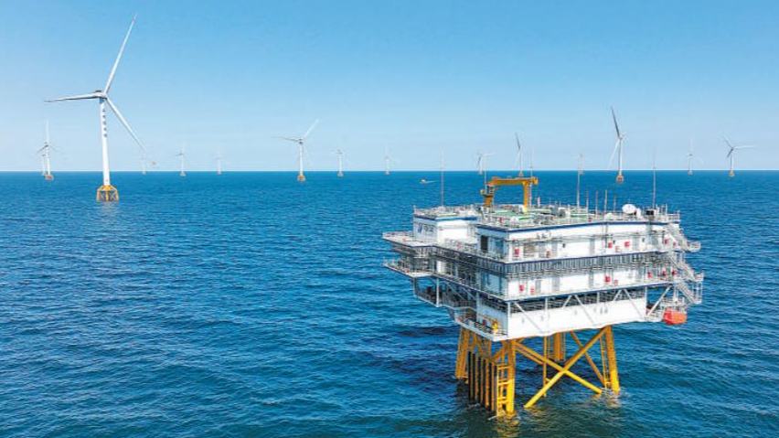 China's deepest offshore wind farm starts full-capacity grid operation