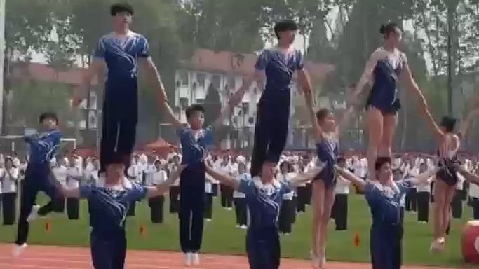 University synchronized gymnastics opens sports meet