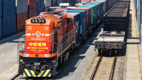 China-Europe Railway Express trips top 130,000