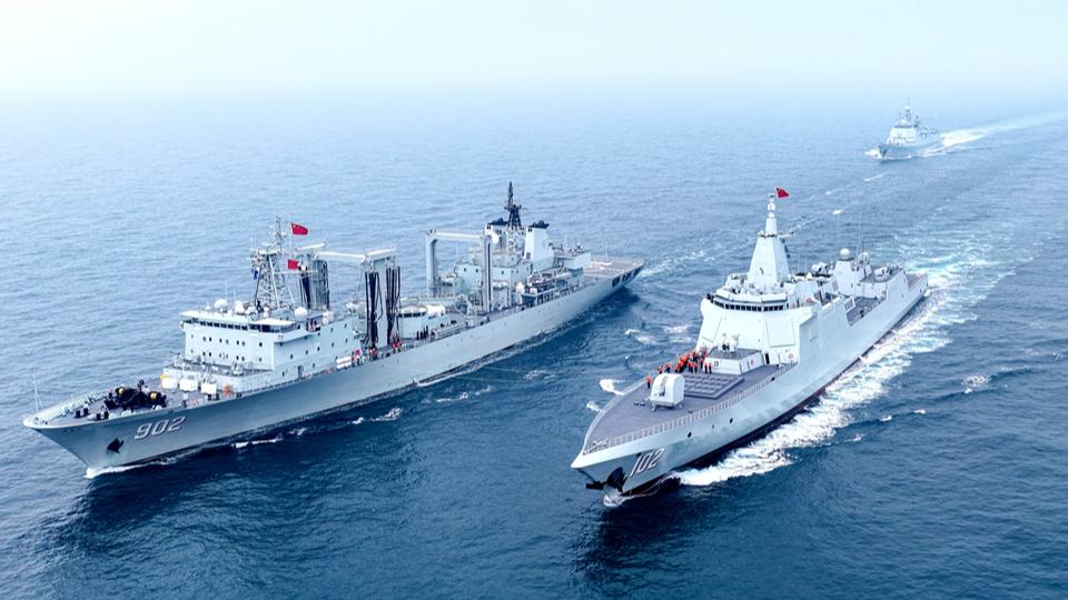Naval vessels in maritime training