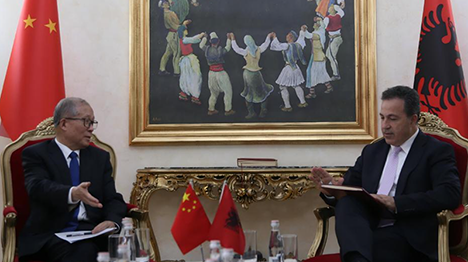 Senior Chinese legislator calls for closer cooperation with Albania