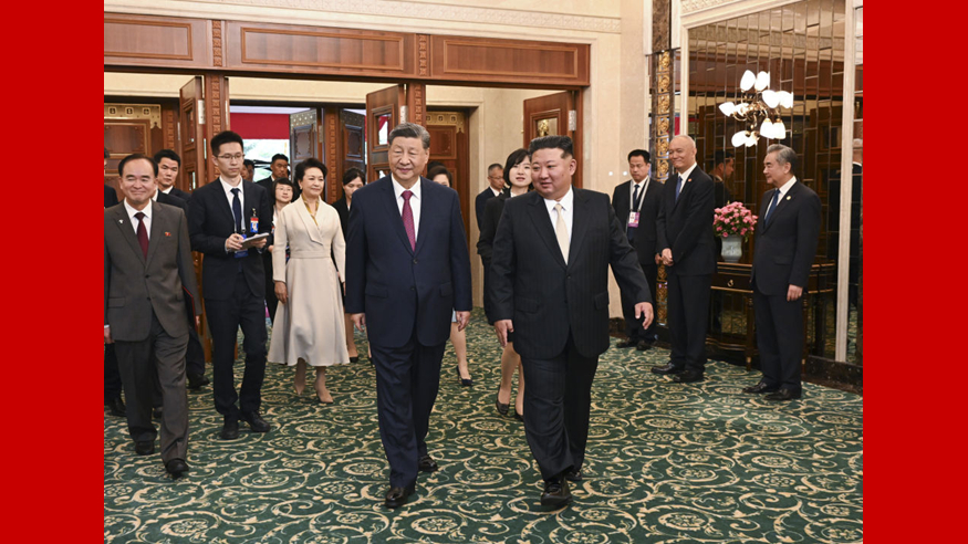 Xi says he reaches important consensus with Kim on developing China-DPRK relations in new era