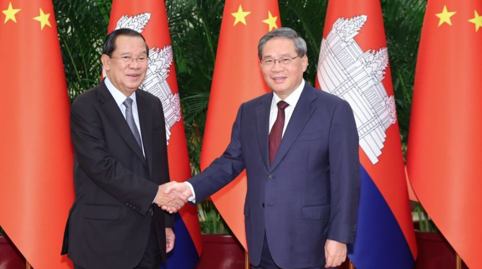 China willing to deepen, solidify mutually beneficial cooperation with Cambodia: Chinese premier