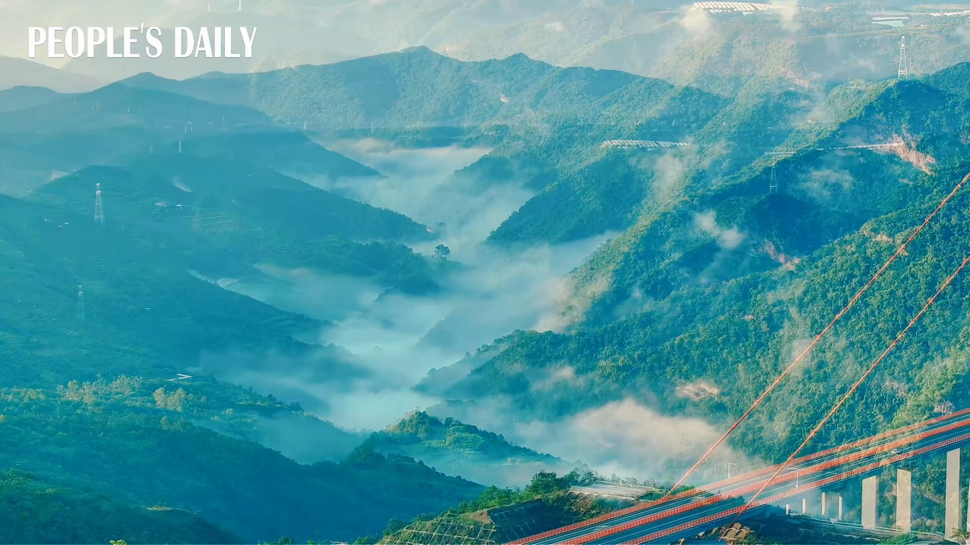 Yongren Bridge soars above a spectacular canyon in Yunnan