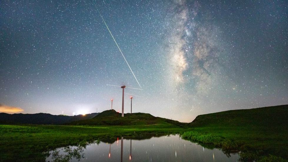 Perseid meteor shower seen across China