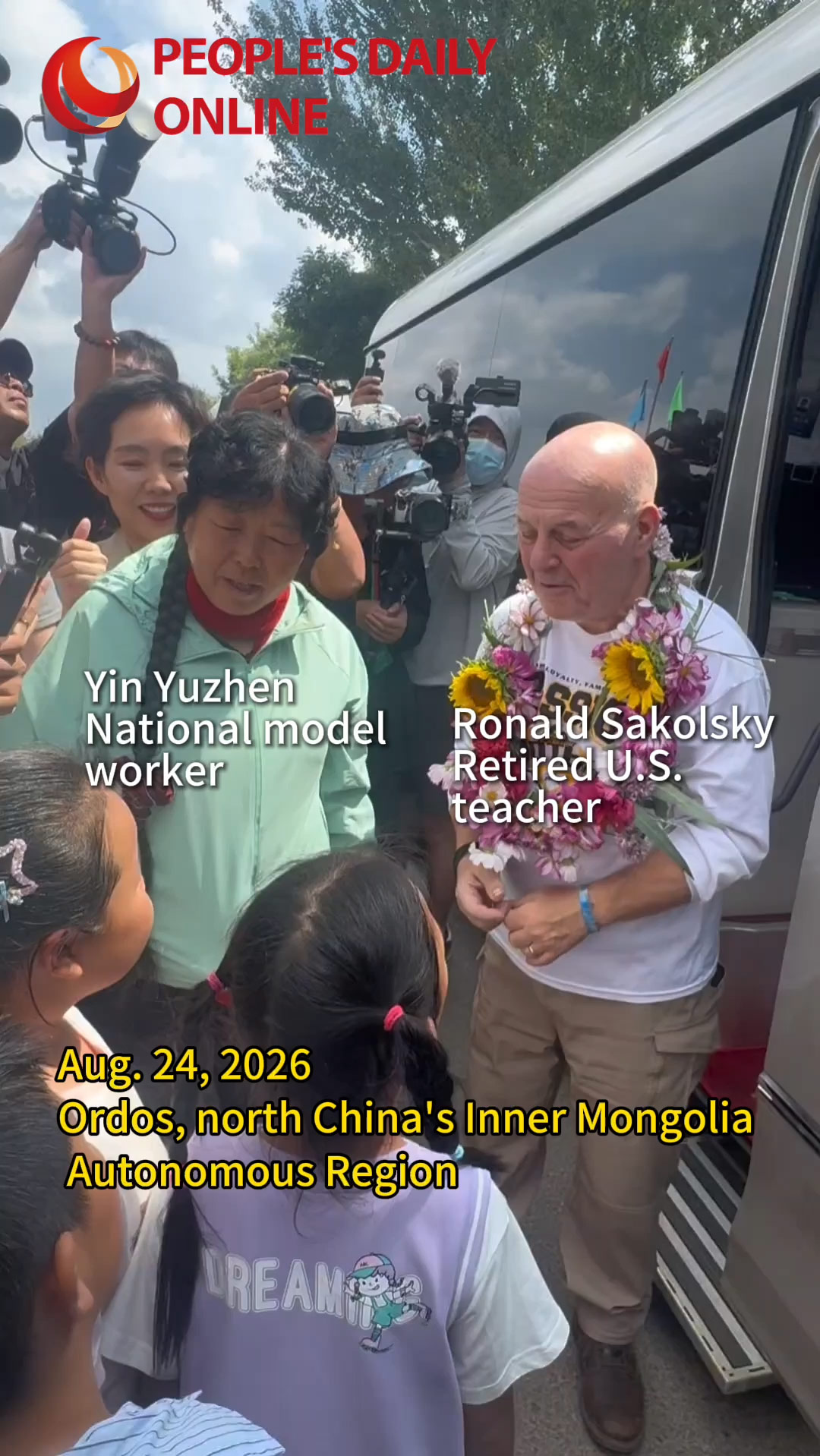U.S. friend witnesses desert transformed into forest in 26-year reunion with Yin Yuzhen