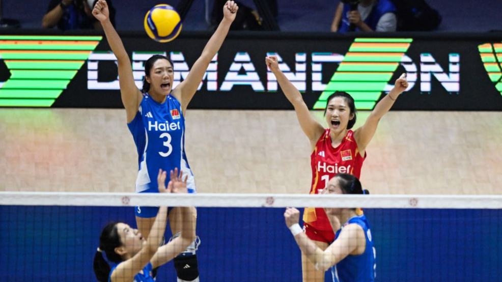 China sweeps Iran to reach Asian Women's Volleyball Championship quarterfinals