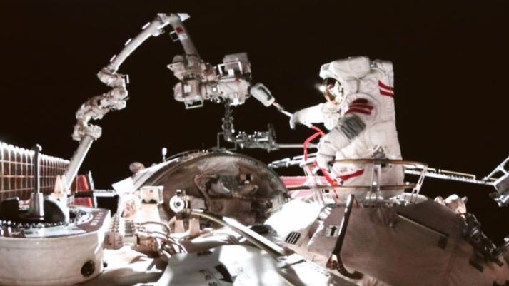 Shenzhou-23 astronauts complete first series of extravehicular activities