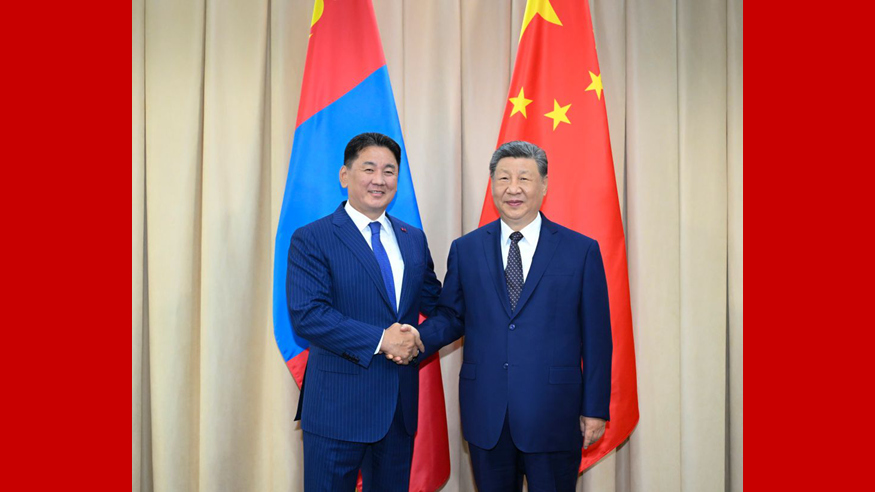 China ready to advance hand in hand along path of modernization with Mongolia, says Xi