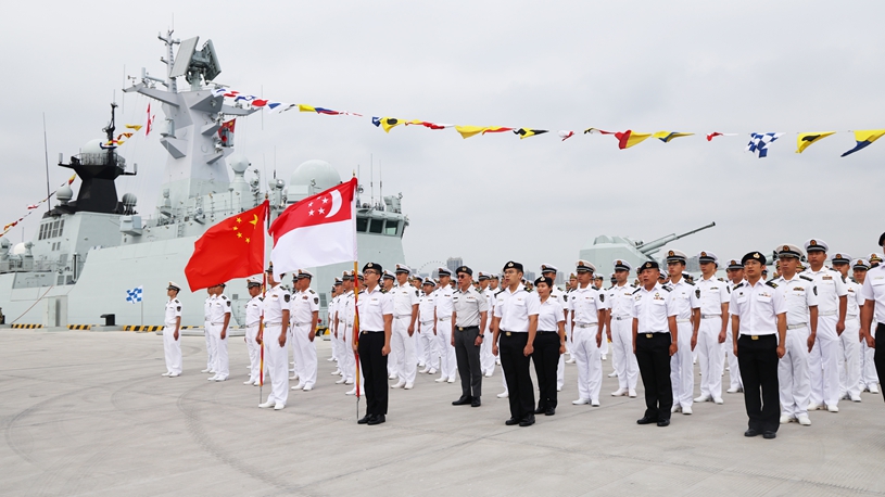 China, Singapore launch joint maritime exercise