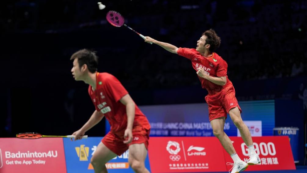 Highlights of men's doubles final at China Masters 2026 badminton tournament