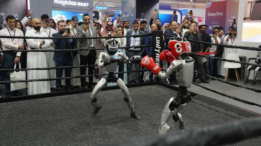 Chinese robots shine at LEAP 2026 in Saudi Arabia
