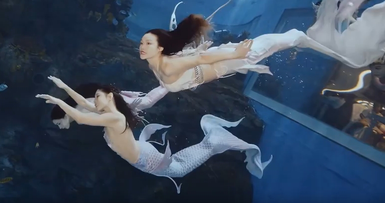 World's first Mermaid World Cup makes a splash in Hainan, China