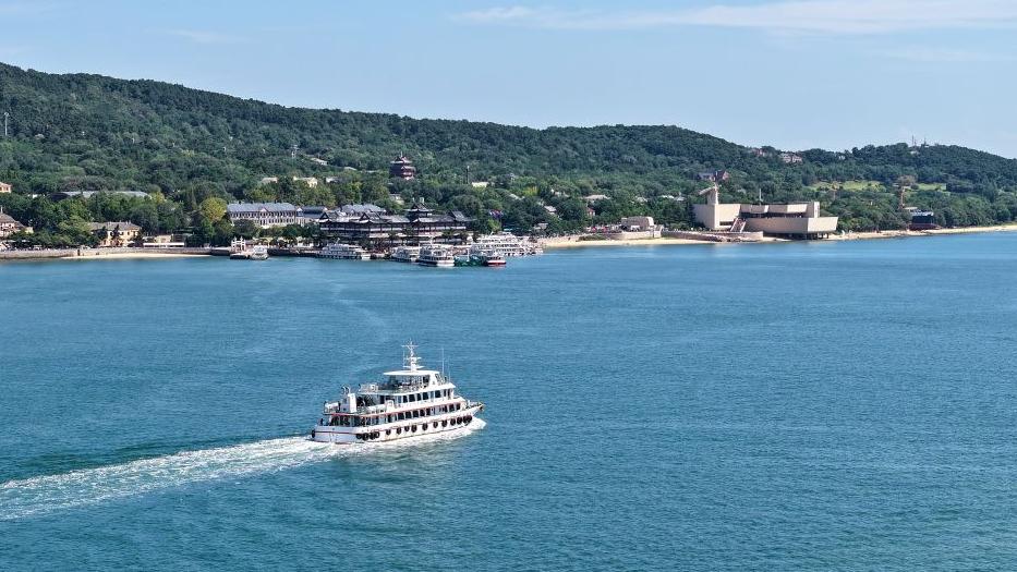 A glimpse of Liugong Island in Weihai, China's Shandong