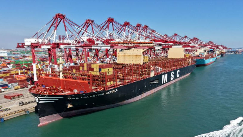 Qingdao Port keeps expanding its global shipping services