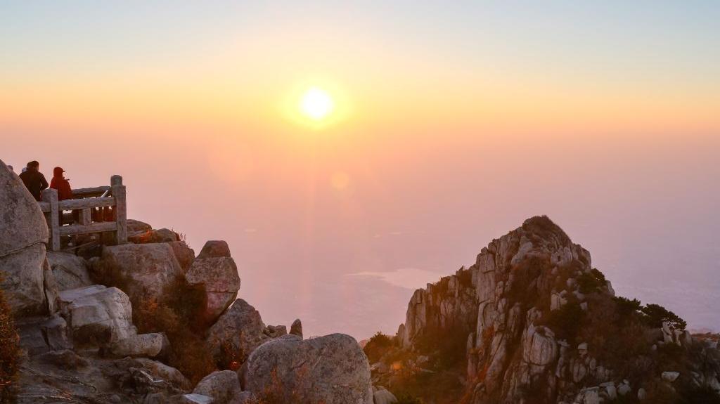 Scenery of Mount Tai in Tai'an, China's Shandong