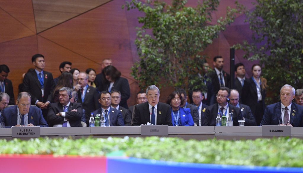 Chinese FM attends 7th CICA summit