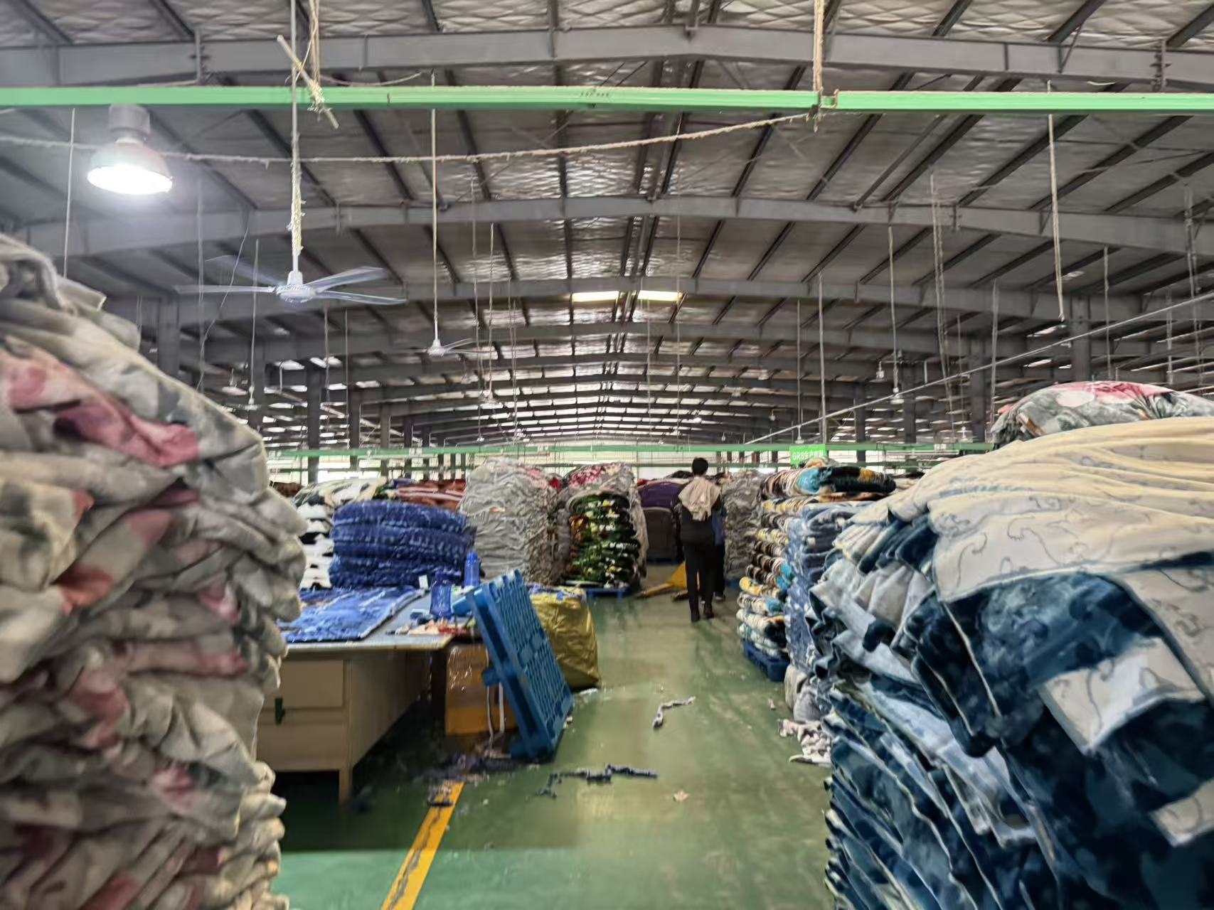 Photo: A view of Lianyungang-based Feiyan Blanket Co in East China's Jiangsu Province on August 5, 2025.